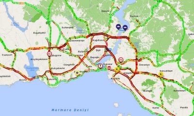 İstanbul’da trafik felç