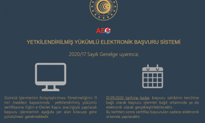 YETKİLENDİRİLMİŞ YÜKÜMLÜ ELEKTRONİK BAŞVURU KILAVUZU