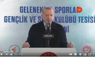 Cumhurbaşkanı Erdoğan, Ankara Geleneksel Sporlar Tesisi Açılışındaydı