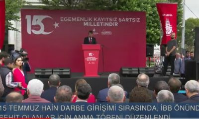 SARAÇHANEDE 15 TEMMUZ ANILDI