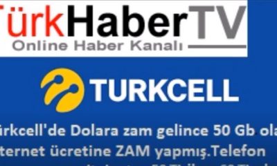 TURKCELL DE İNTERNET PAKETLERİNE ÖRTÜLÜ ZAM YAPARAK SUÇ İŞLEMİŞ