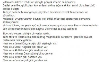 Allah’a hamdolsun olsun mafyaya hayat hakkı tanımadık. Böyle bir ihmali, devletime ve milletime ihanet sayarım.