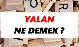 Yalan veya Yalan söylemek