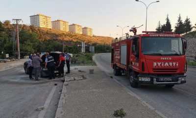 Tatile gidiyorlardı, otomobilleri yandı