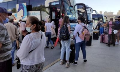 Otogarda bayram hareketliliği