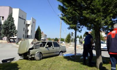 Kütahya’da trafik kazası: 2 yaralı