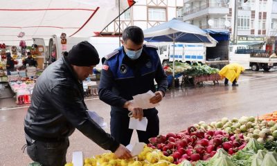 3 PAZARYERİNDE DENETİM YAPILDI