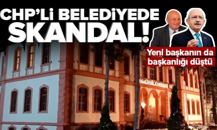 CHP’li  Yeni başkanın da başkanlığı düştü.