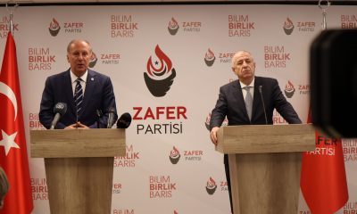 MUHARREM İNCE  ZAFER PARTİSİ GENEL MERKEZİ’Nİ ZİYARET ETTİ