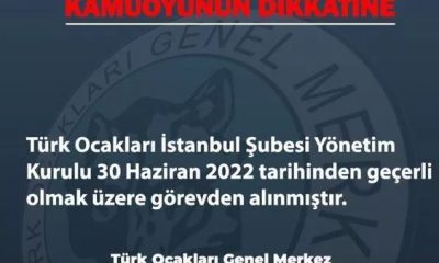 “Devlete ‘seri katil’ diyenlerin Türk Ocakları toplantılarında boy göstermesi kabul edilemez”