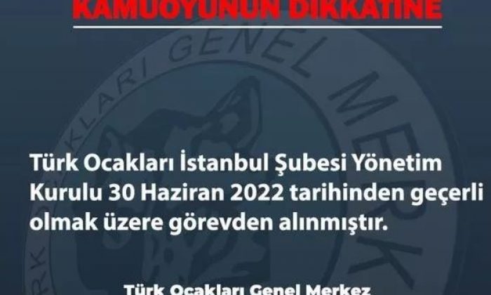 “Devlete ‘seri katil’ diyenlerin Türk Ocakları toplantılarında boy göstermesi kabul edilemez”