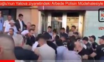 Kemal Kılıçtaroğlunun Yalova Ziyaretinde çıkan Arbede Polisin müdehalesiyle önlendi