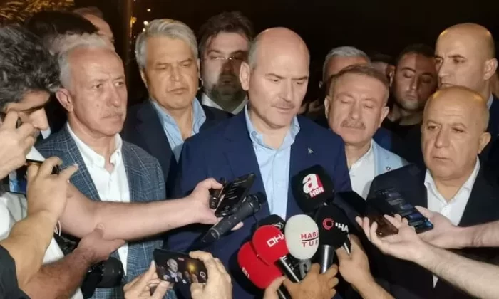 Soylu “Hangi terör örgütü olduğu da belli, PKK” dedi.