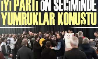 İyi Parti Mv. adayları temayül yoklamasında kavga çıktı.