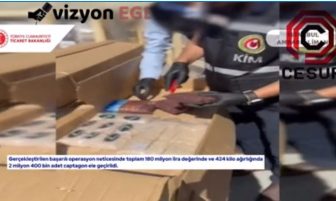 180 milyon TL değerinde 2 milyon 400 bin adet uyuşturucu captagon hapı yakalandı