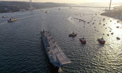 100 savaş gemisi İstanbul Boğazı’ndan geçti