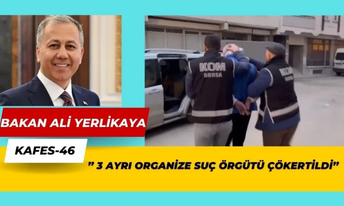 Bursa’da 3 ayrı suç örgütü çökertildi.