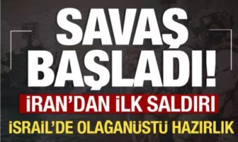 İran, İsrail’e saldırı başlattı