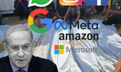 Katil İsrail’e, Google, Amazon ve Microsoft bulut depolama ve yapay zeka desteği sağlıyormuş