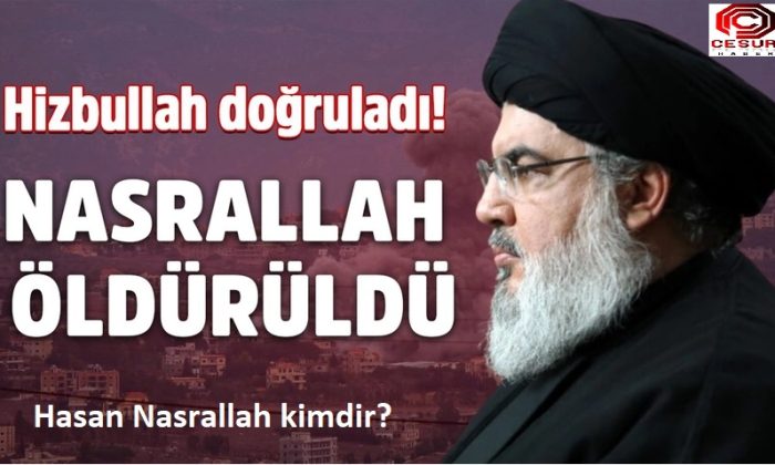 Hizbullah: Genel Sekreterimiz Hasan Nasrallah dünkü İsrail saldırısında öldü.