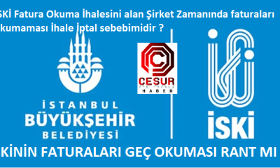 İSKİ Fatura okuma Hizmeti yapan şirket İhalesini İPTAL etmemesi suç mu ?