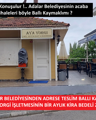 Adalar Belediyesinin Ballı İhalesinin Bilirkişi Raporuna ulaştık