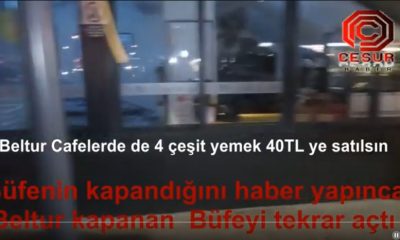 Haberimizden sonra Beltur Şirinevler Büfesi tekrar açıldı ama Fiyatlar hala çok pahalı