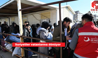 Suriyeliler vatanlarına dönüyor