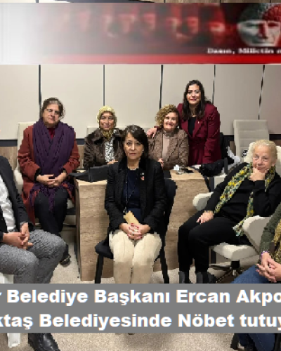 Adalar Belediye Başkanı Adaları bırakmış gelmiş Beşiktaş Belediyesinde nöbetteymiş.