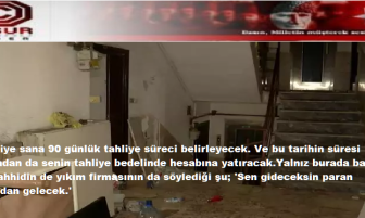 Beylikdüzü’ndeki Çamlık Sitesi’ndeki kiracı maddi durumu olmadığı için evini boşaltamıyor.