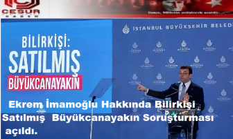 Ekrem İmamoğlu’na ‘Bilirkişi S.B’ soruşturması