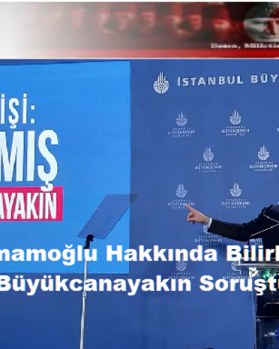 Ekrem İmamoğlu’na ‘Bilirkişi S.B’ soruşturması