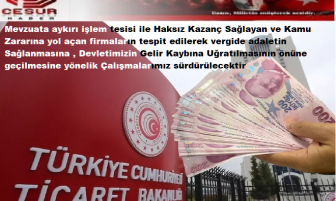 Haksız kazanç sağlayan ve Kamu Zararına yol açan firmalar tespit edilecek