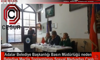 Adalar Belediyesi 2025/Şubat ayı meclis Toplantısı Gergin Geçti