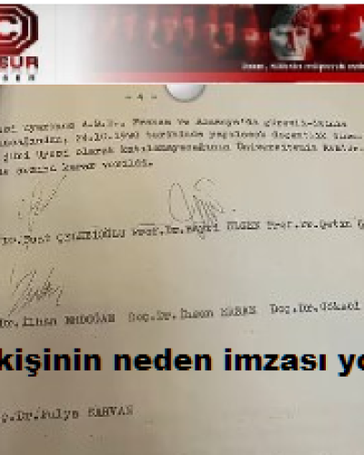 İmamoğlu Diploması YKK rında 7 kişiden 3 ü imzalıyor 4 ü imzalamıyor neden ?