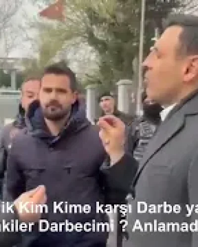 İstanbul CHP İl Başkanı Özgür Çelik polislere ”Şu anda bir darbe yapılıyor” dedi.